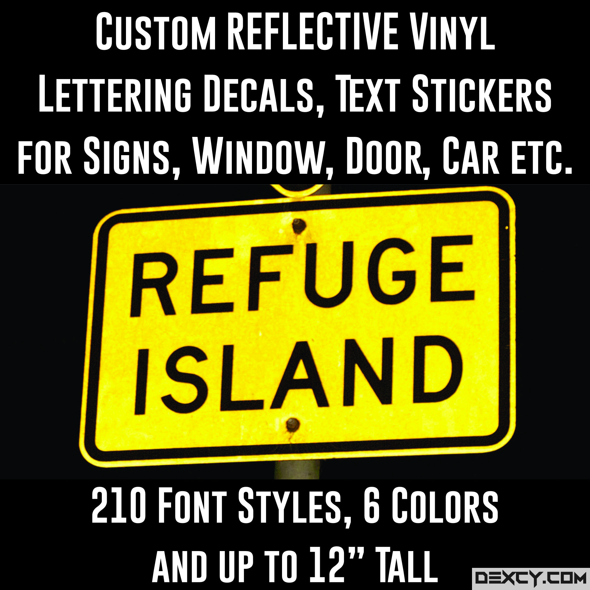 Custom Reflective Stickers, Custom Reflective Decals